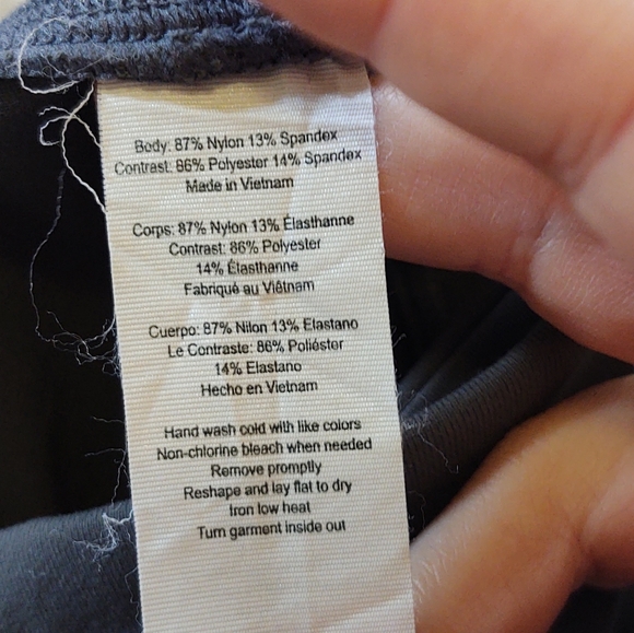 ALO Yoga Gray Moto leggings Small - Picture 7 of 8